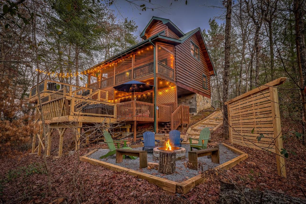 Golden Eagle Ga Cabin - Hot Tub, Firepit & Fast Wifi Villa Blue Ridge Exterior photo